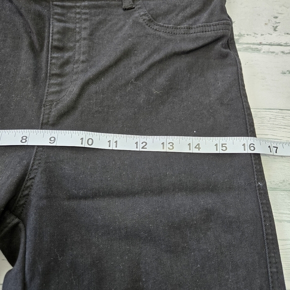 Anna & Ava Black Flare Wide Leg Jeans Size Large NWT - Picture 9 of 12